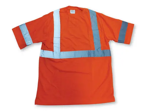 100% Polyester Traffic Safety T-Shirt – High-Visibility 1