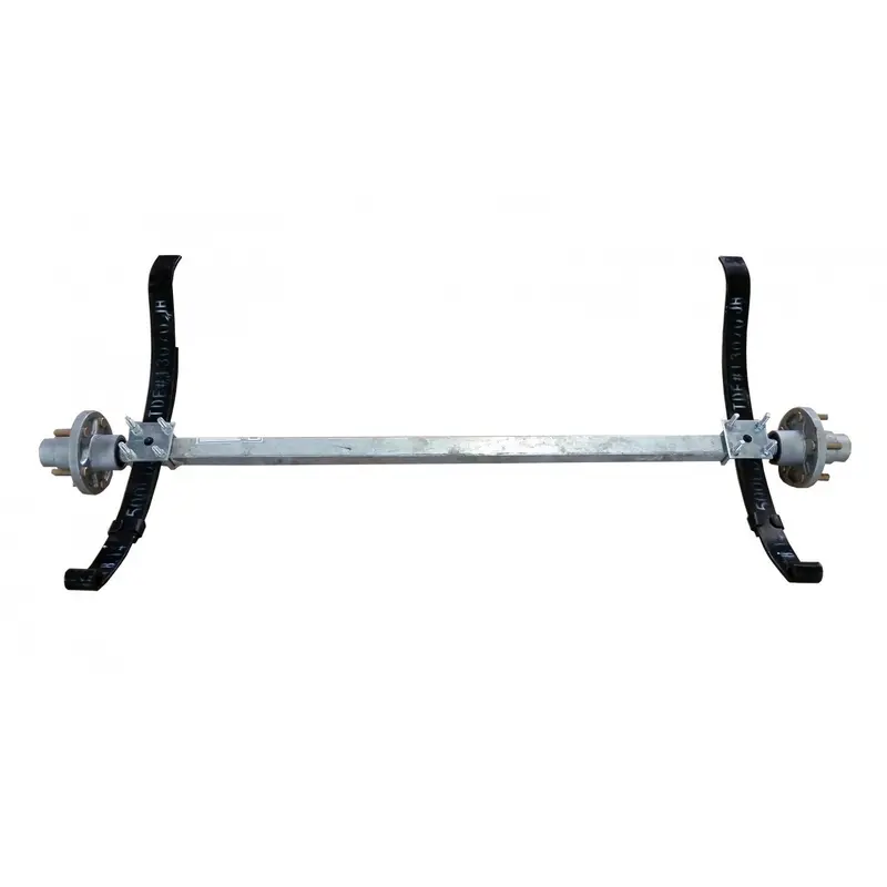 1000 Lb Galvanized Axle Kit For Pwc Trailers – Includes Hubs & Leaf Springs 1