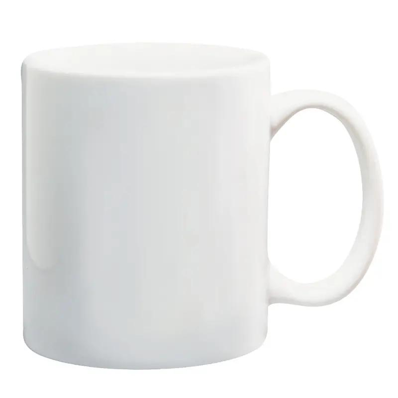 11 Oz White Ceramic Mug – Minimalist Everyday Coffee Cup 1