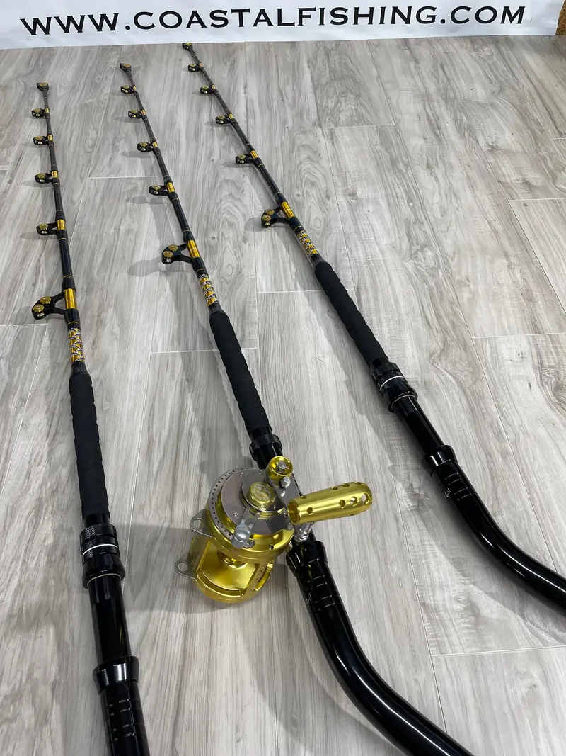 130 Lb Giant-Game Bent Butt Rod And Reel Combo 1