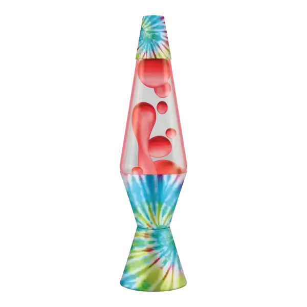 14.5-Inch Tie-Dye Pinwheel Lava Lamp 1