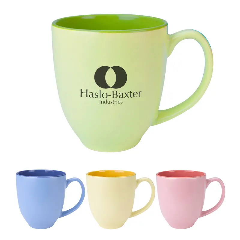 14 Oz Sorbet Bistro Mug – Ceramic Coffee Cup With Modern Design 1