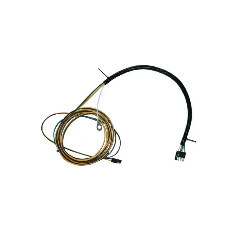 15-Foot Pre-Assembled 4-Pin Trailer Wiring Harness With Protective Sleeve 1