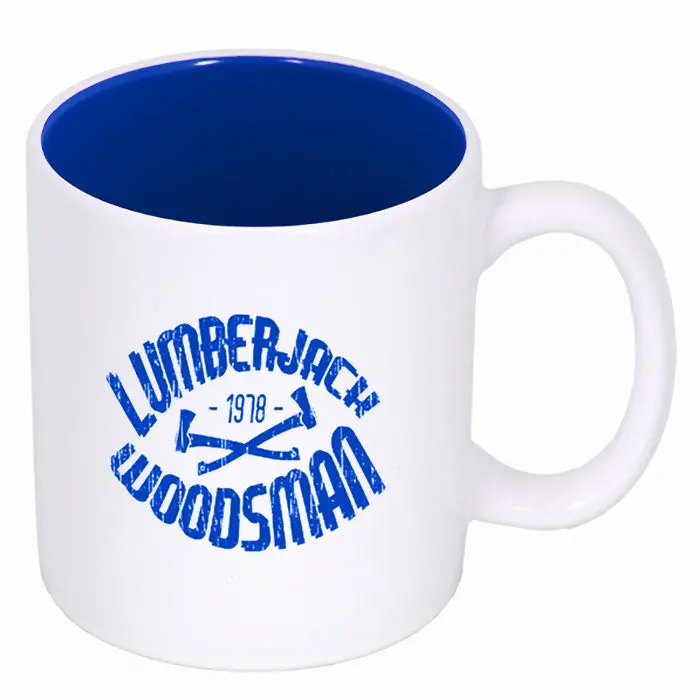 15 Oz Two-Tone Ceramic Mug – Vibrant Color Accent Rim 1