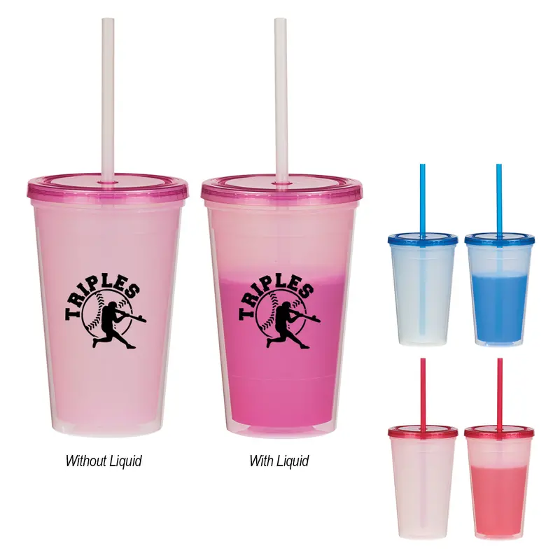 16 Oz Econo Color-Shifting Tumbler – Bpa-Free Plastic 1