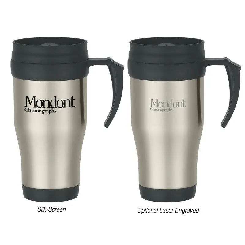 16 Oz Ergonomic Slide-Closure Travel Mug 1