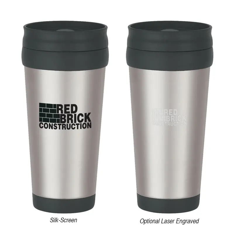 16 Oz Vacuum-Insulated Slide-Action Travel Tumbler 1