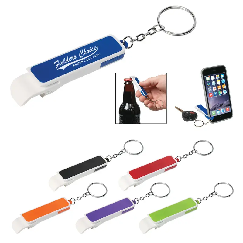 2-In-1 Keychain With Bottle Opener And Adjustable Phone Holder 1
