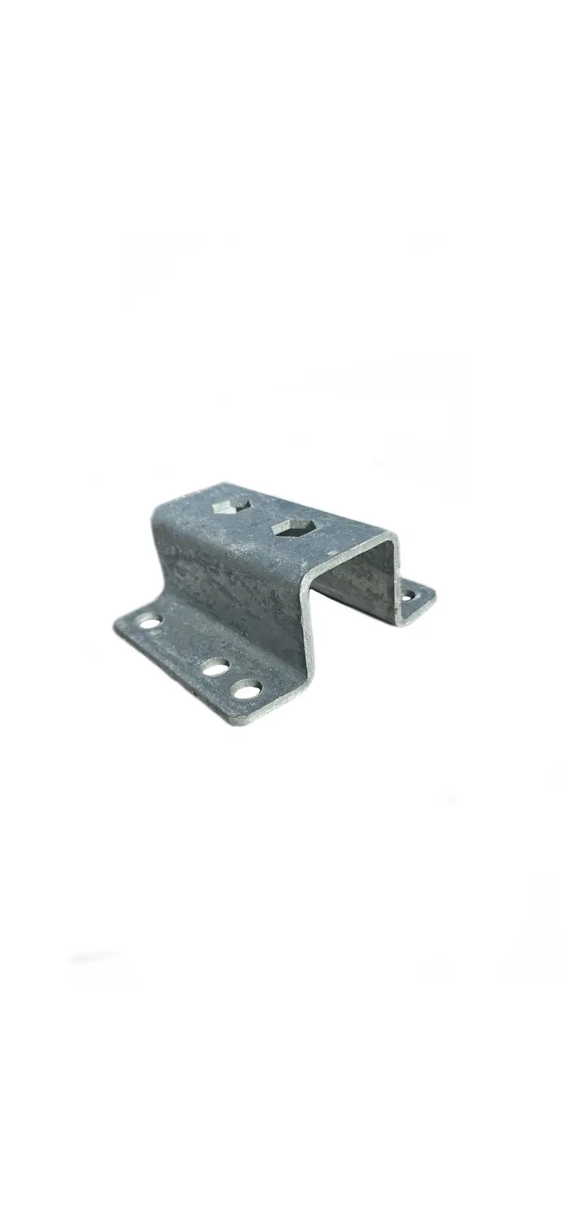2-Inch Steel Channel Bracket With 1/2-Inch Hexagonal Mounting Holes 1