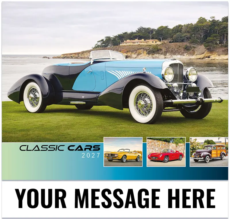 2027 Classic Cars Promotional Calendar 1