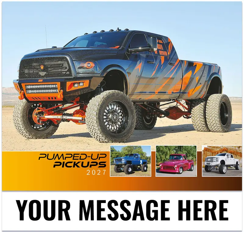 2027 High-Performance Pickup Trucks Promotional Calendar 1