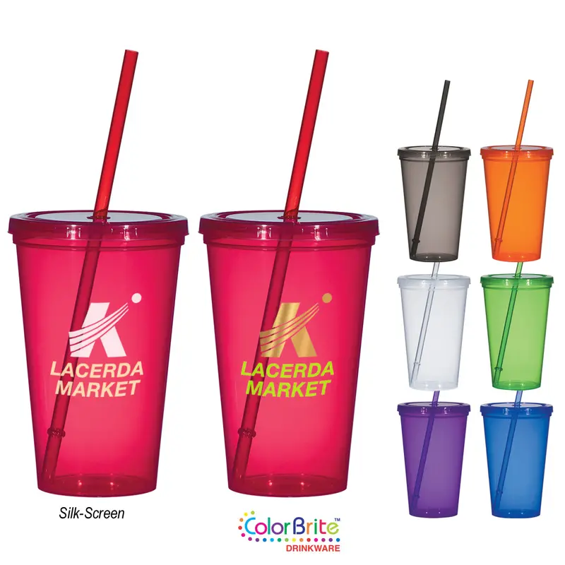 22 Oz Sunsplash Slim Tumbler – Sleek Single-Wall Design 1