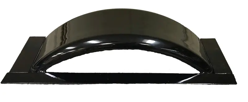 2212B Black Powder-Coated Trailer Fender With Integrated Front And Rear Sidemarker Lights 1