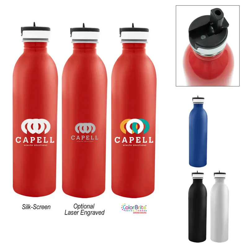 24 Oz Newcastle Vacuum-Insulated Stainless Bottle 1