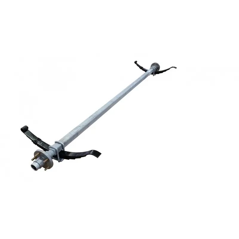 2500 Lb Heavy-Duty Galvanized Pwc Trailer Axle With 545 Hubs And Springs 1