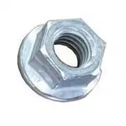3/8"-16 Zinc-Plated Hex Flange Lock Nut 1