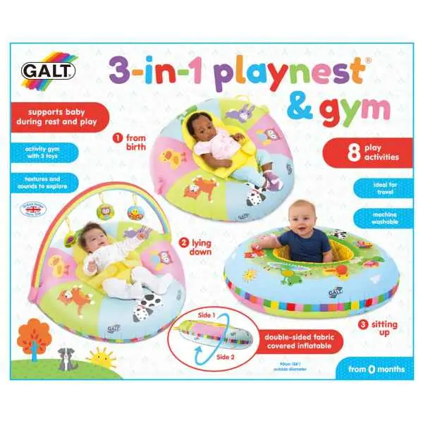 3-In-1 Convertible Playnest® & Activity Gym 1