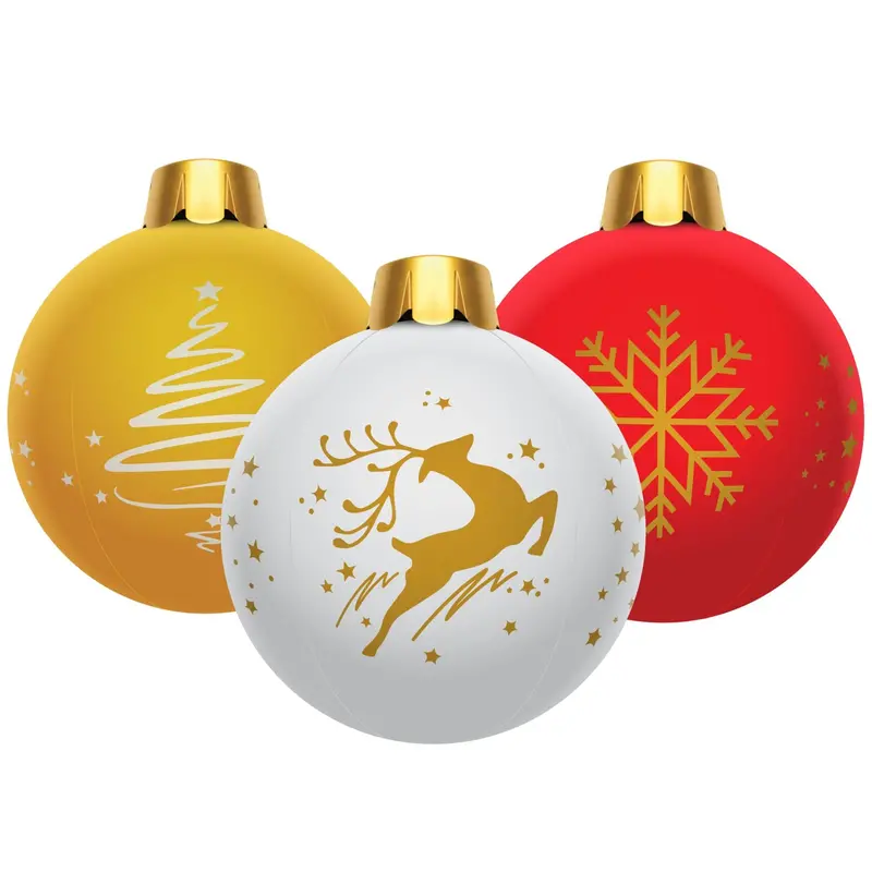 32-Inch Inflatable Holiday Ornament Set (3-Pack) 1