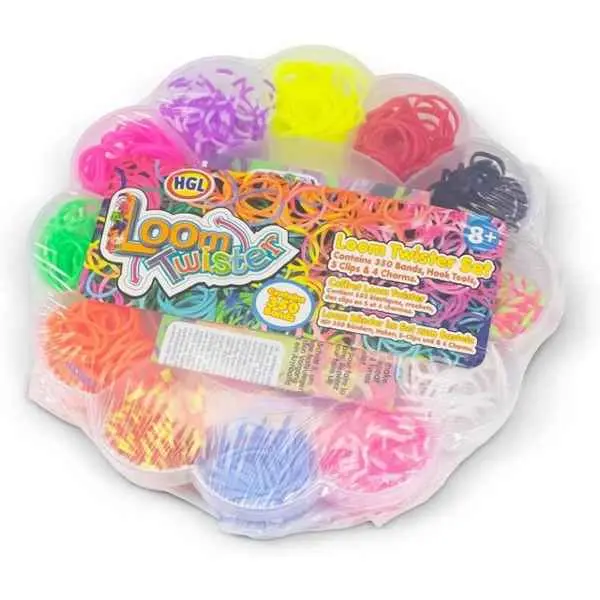 350-Piece Shaped Loom Band Crafting Set 1