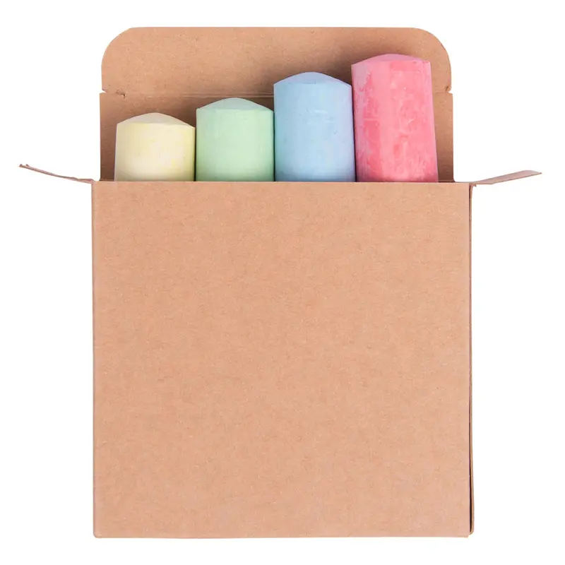 4-Piece Assorted Chalk Set For Classroom Or Art Projects 1