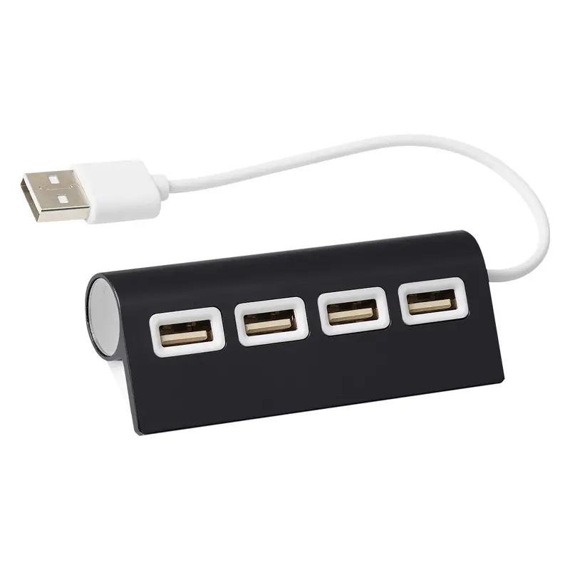 4-Port Aluminum Wave Usb Hub – Sleek, Heat-Resistant Design 1