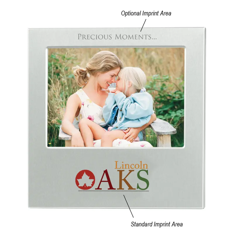 4" X 6" Reflective Aluminum Picture Frame – Contemporary Style 1