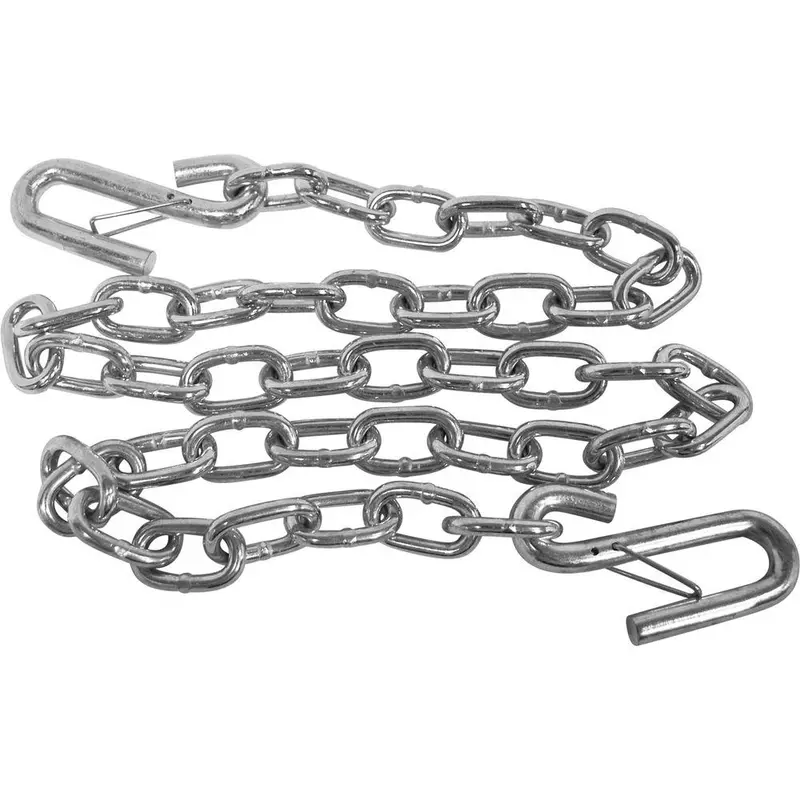 48-Inch S-Hook With Latch – 3/16" Galvanized Trailer Safety Chain 1