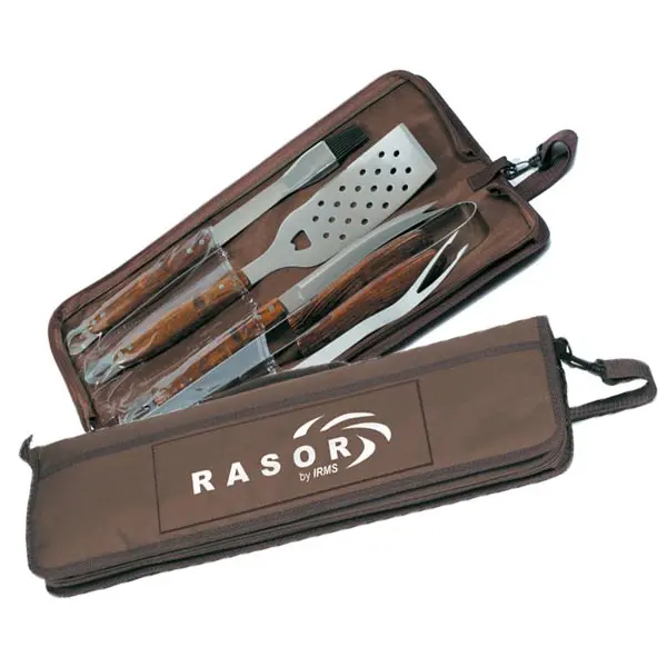 5-Piece Bbq Grill Tool Set With Ergonomic Handles 1