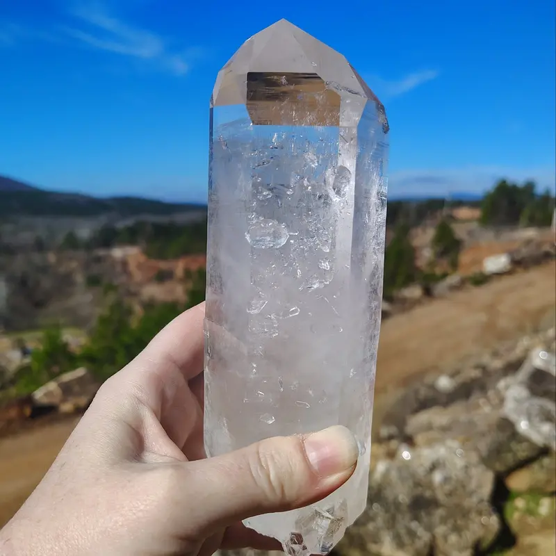 7-Inch Natural Quartz Crystal Point Specimen 1