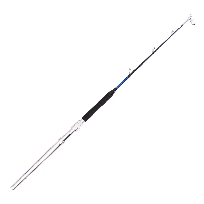 80 Lb Deep-Drop Electric Reel Rod – Turbo Wire Guides & Roller Swivel Tip 1