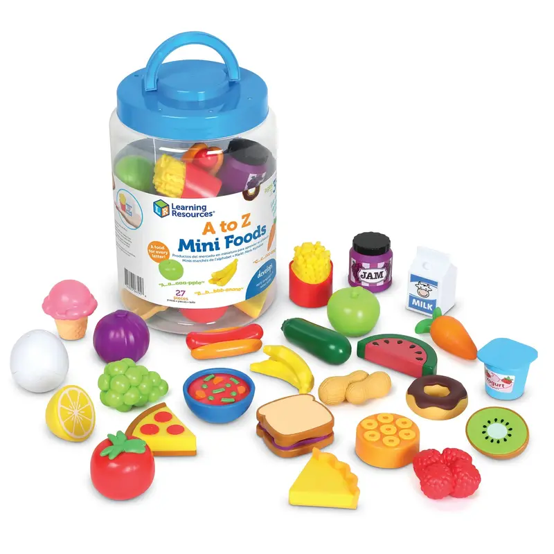 A To Z Mini Food Models – Alphabet Learning Kit For Toddlers 1