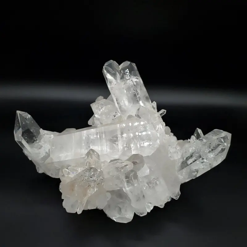 Aaa Clear Arkansas Quartz Cluster – Natural Mineral Specimen 1