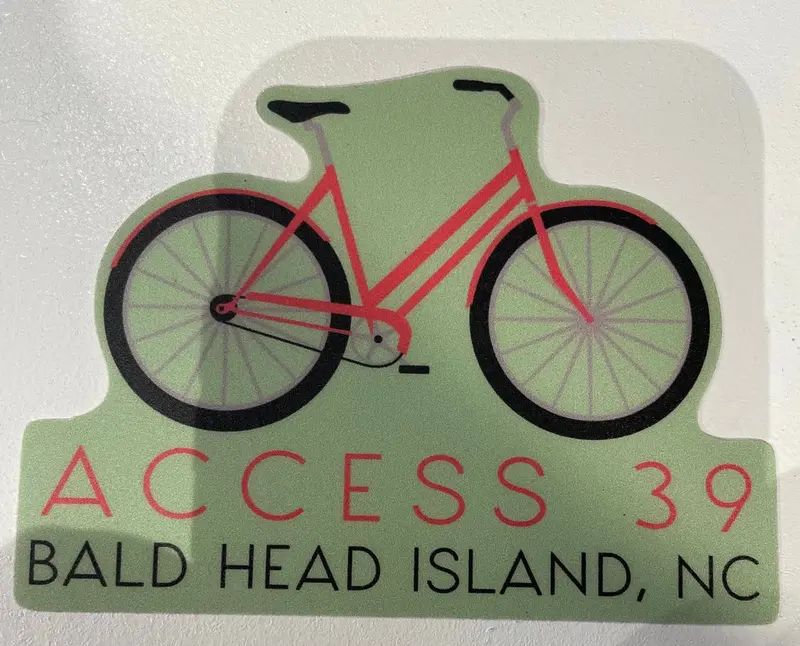 Access 39 Bicycle-Themed Vinyl Sticker – Bold Graphic – Bhi 1