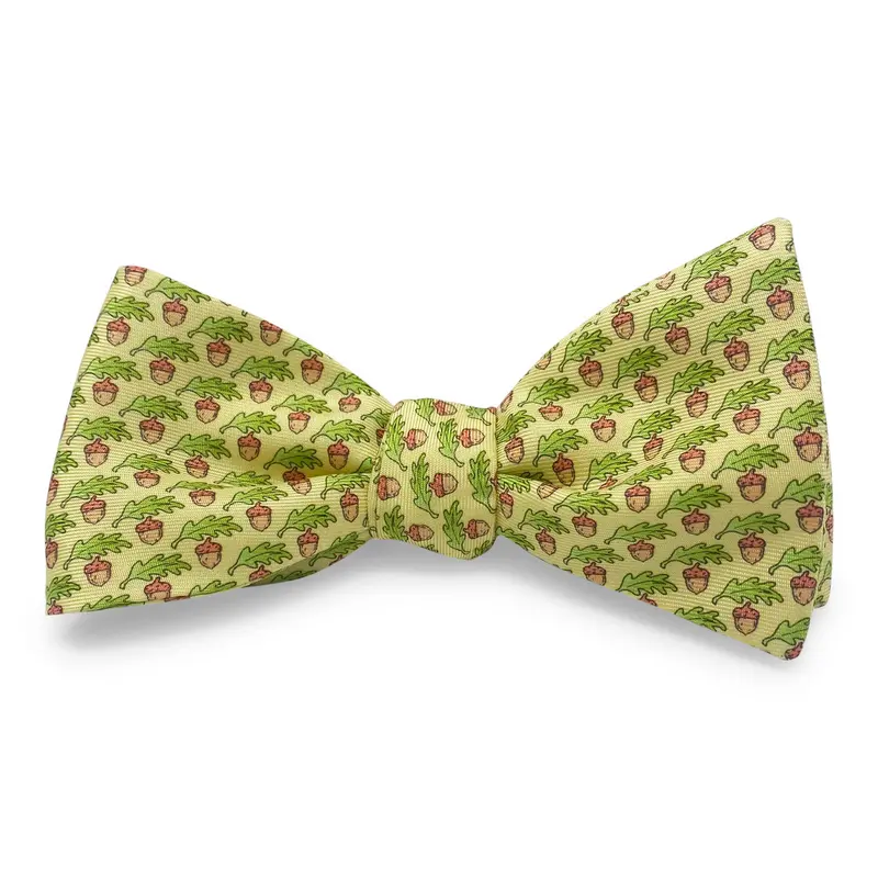 Acorns And Oaks Yellow Hair Bow 1