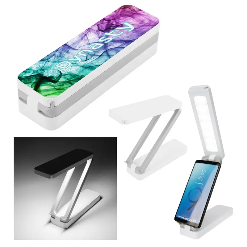 Adjustable Led Desk Light Featuring Built-In Phone Holder 1