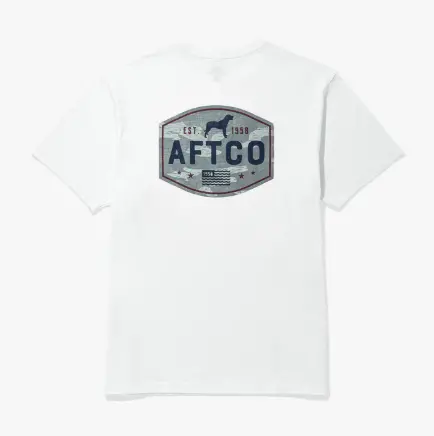 Aftco Best Friend Illustrated Tee In Crisp White 1