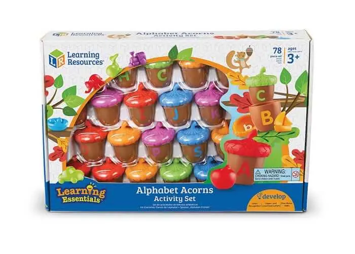 Alphabet Acorns – Interactive Letter Recognition Learning Kit 1