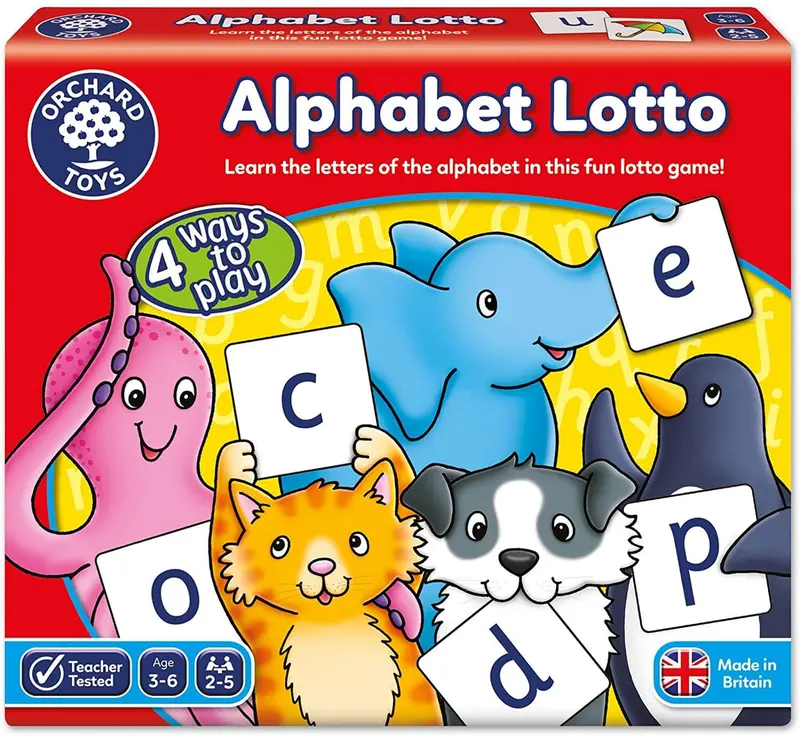 Alphabet Lotto – Orchard Toys Letter Recognition And Vocabulary Game 1
