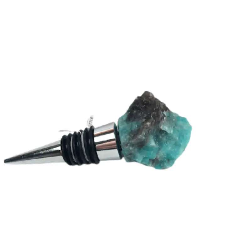 Amazonite Bottle Stopper – Elegant Housewarming Gift 1