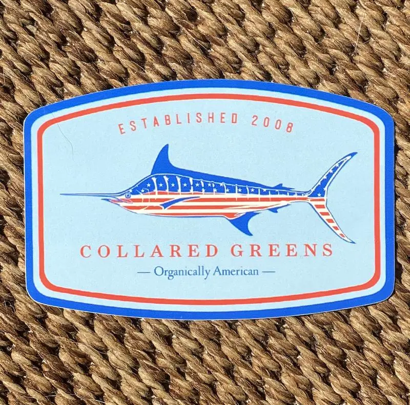 American Marlin Sticker In Light Blue 1