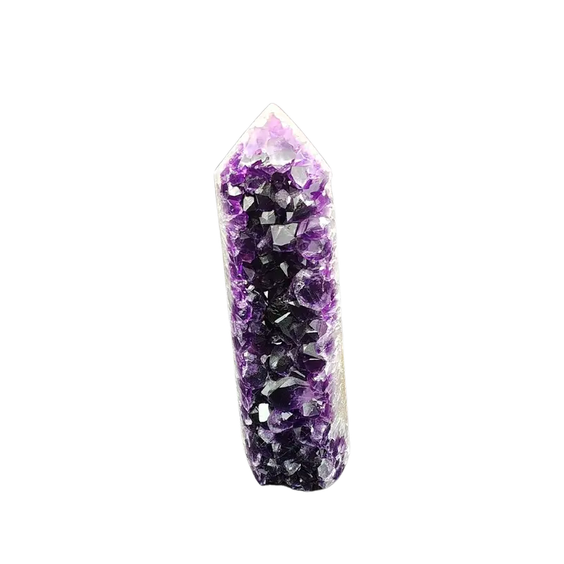 Amethyst Tower Crystal – Purple Metaphysical Display Piece 1