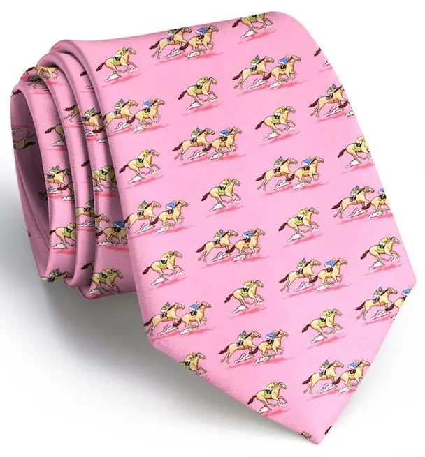 And They'Re Off Pink Boys' Necktie 1