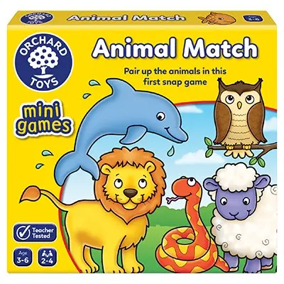 Animal Match Mini Matching Game For Preschoolers 1