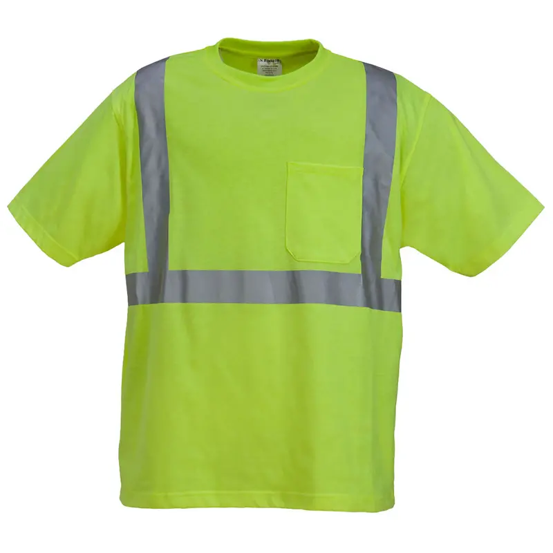 Ansi-Class 2 Hi-Vis Jersey T-Shirt – Breathable Cotton Blend 1