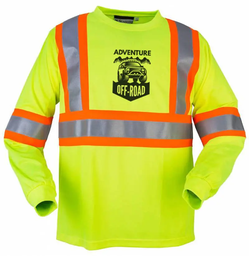 Ansi-Compliant High-Visibility Wicking Long Sleeve Top 1