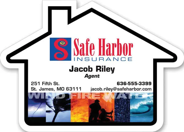 Architectural House-Design Diecut Magnet – Promotional 1
