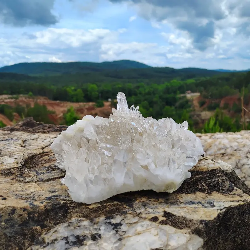 Arkansas Clear Quartz Cluster – Natural Healing Stone 1