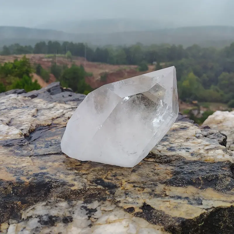 Arkansas Quartz Crystal Point – Large Natural Specimen 1