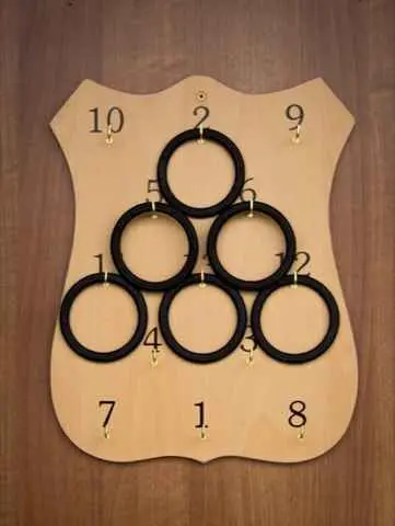 Authentic Irish Ringboard – Handcrafted Wooden Dexterity Game 1