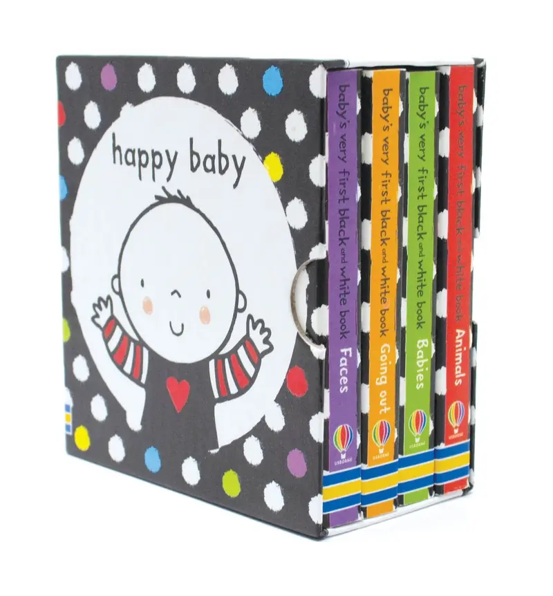 Baby’S First Black-And-White Library – High-Contrast Board Books 1